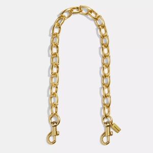 Coach Signature Link Chain Strap